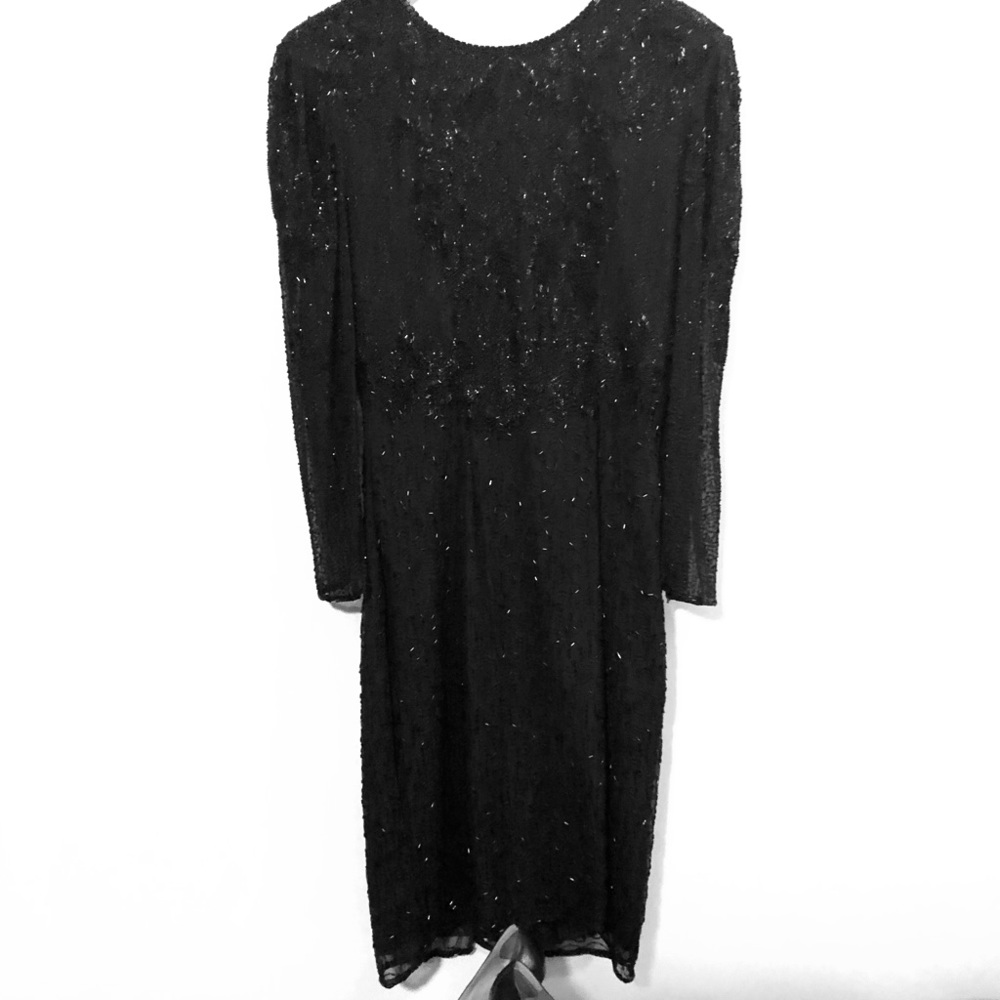 Black Beaded cocktail dress